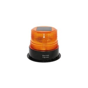 820 GYROPHARE SOLAIRE ORANGE LED 12V-24V