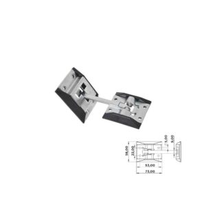 CA0100 ARRET DE PORTE GALVANIZE (JEUX)