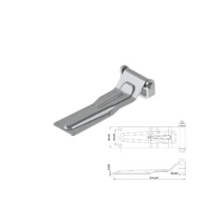 CA437 CHARNIERE 261/4 INOX 4MM (0019)