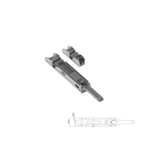 T032 SERRURE DE BACHE GALVANIZE